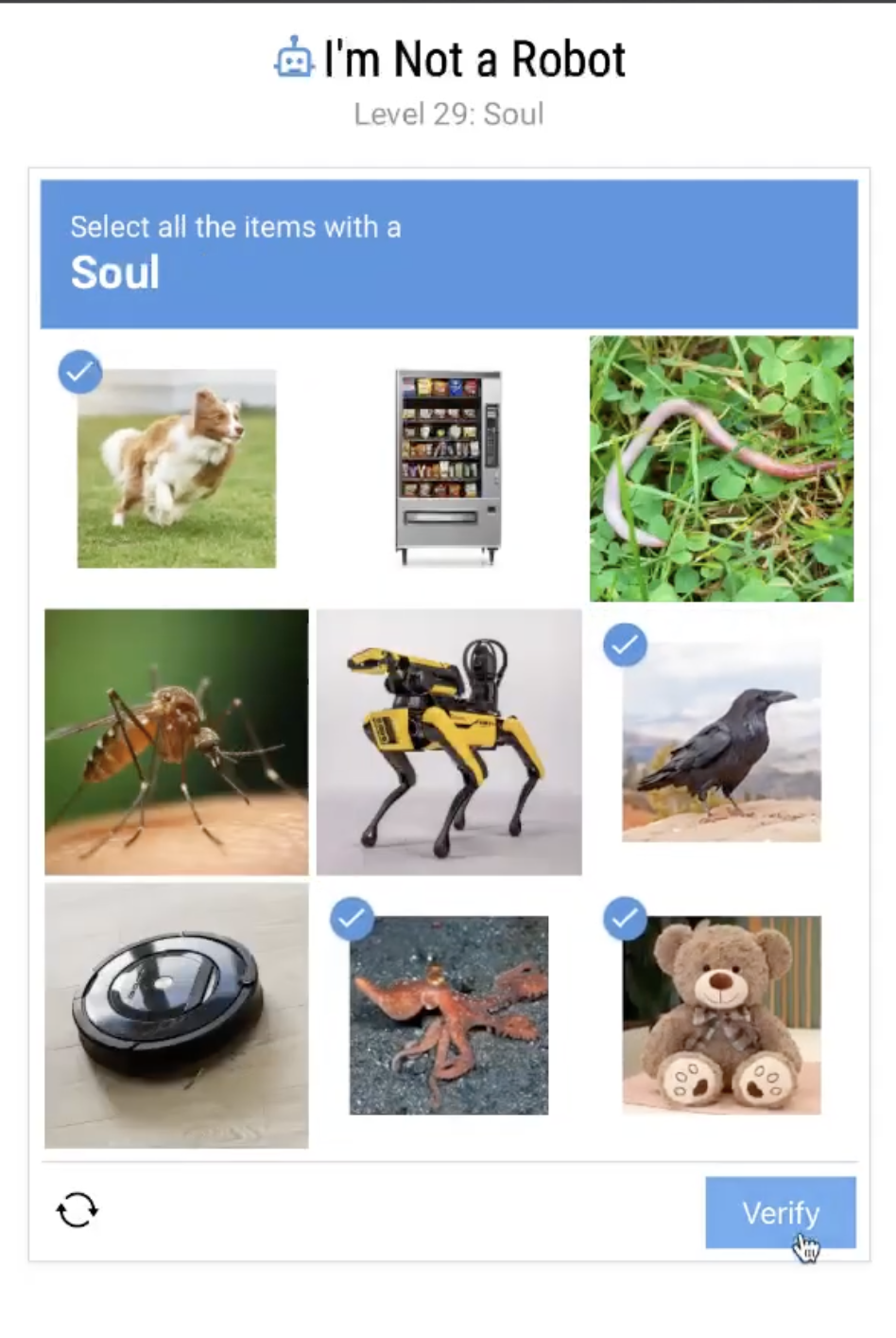 I'm Not a Robot Level 29: Soul